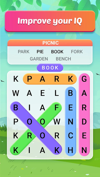 Word Search Explorer - Gameplay image of android game