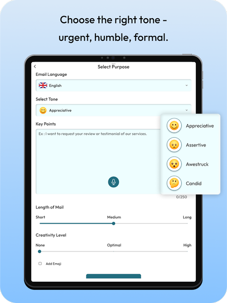 AI Email Writer - AI Assistant - عکس برنامه موبایلی اندروید