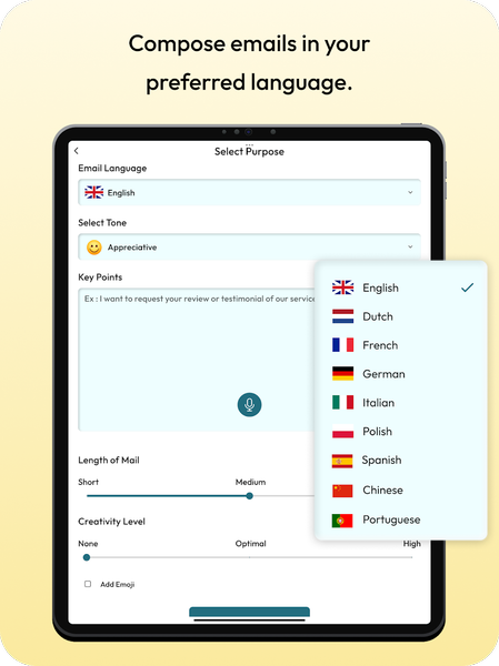 AI Email Writer - AI Assistant - عکس برنامه موبایلی اندروید