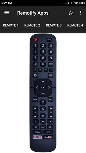 Remote Control For HISENSE TV - عکس برنامه موبایلی اندروید