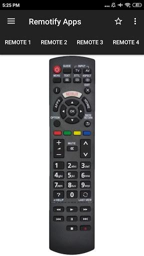 Remote Control For PANASONIC TV - عکس برنامه موبایلی اندروید