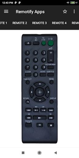 Sony dvd player remote shop app