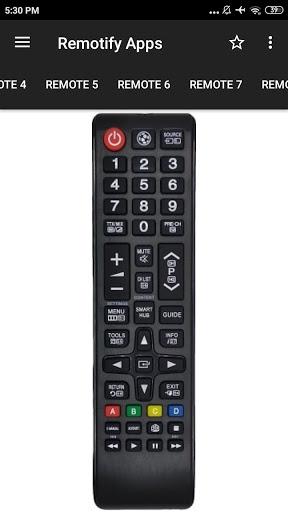 Remote Control For SAMSUNG TV - عکس برنامه موبایلی اندروید