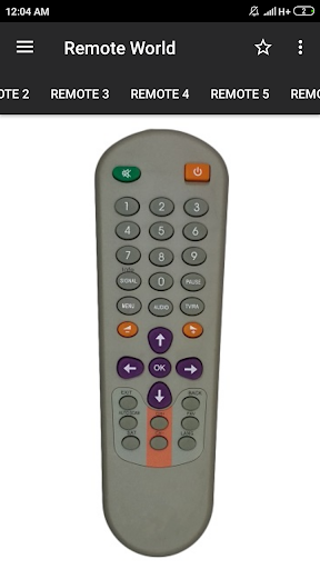 DVB Remote Control (All in One) - Image screenshot of android app