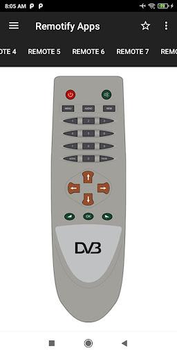 DVB Remote Control - عکس برنامه موبایلی اندروید