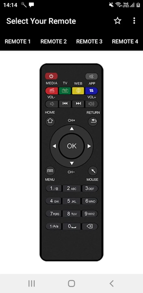 Android Remote - TV Box Remote - عکس برنامه موبایلی اندروید