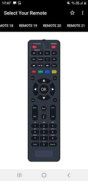 Hathway Remote Control - عکس برنامه موبایلی اندروید