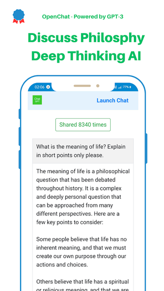 OpenChat AI - Smart AI Chatbot - Image screenshot of android app
