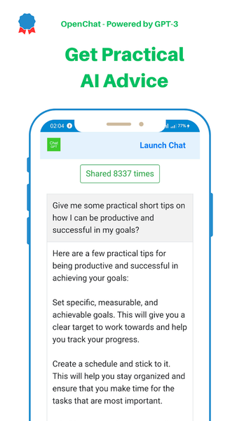 OpenChat AI - Smart AI Chatbot - Image screenshot of android app