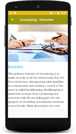 Accounting Basics - Image screenshot of android app