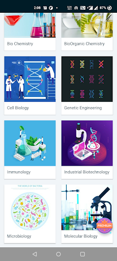 Biotechnology - Image screenshot of android app