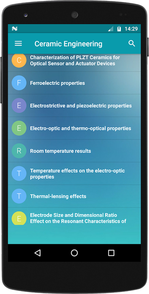 Ceramic Engineering - عکس برنامه موبایلی اندروید
