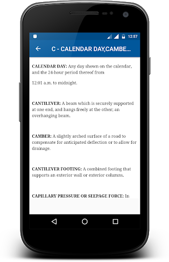 Civil Dictionary - Image screenshot of android app