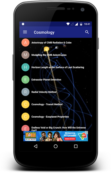 Cosmology - عکس برنامه موبایلی اندروید