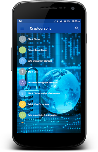 Cryptography - عکس برنامه موبایلی اندروید