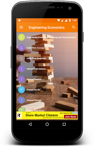 Engineering Economics - عکس برنامه موبایلی اندروید