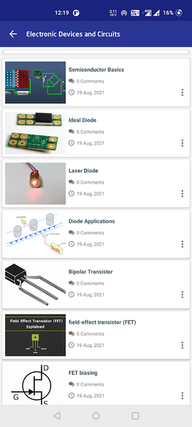 Instrumentation Engineering - Image screenshot of android app