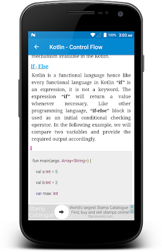 Kotlin Programming - عکس برنامه موبایلی اندروید