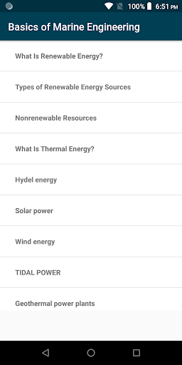 Marine Engineering - Image screenshot of android app