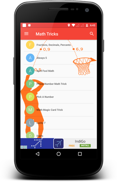 Math Tricks - عکس برنامه موبایلی اندروید