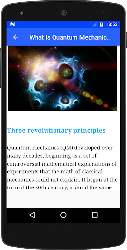 Quantum Mechanics - عکس برنامه موبایلی اندروید