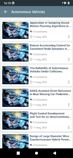 Robotics Engineering - Image screenshot of android app
