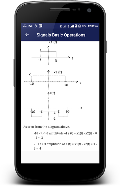 Signals and Systems - Image screenshot of android app