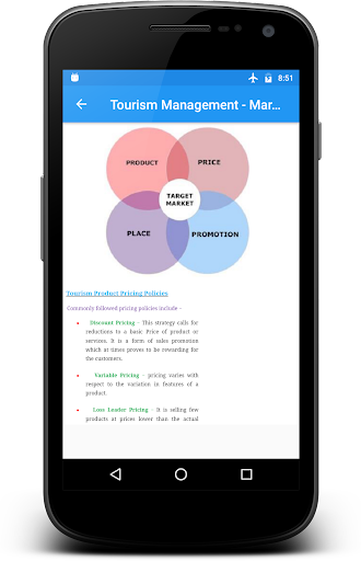 Tourism Management - Image screenshot of android app