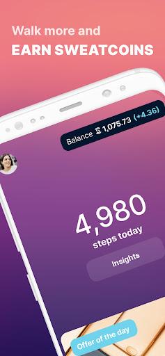 Sweatcoin・Walking Step Counter - Image screenshot of android app