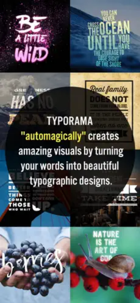 Typorama: Text on Photo Editor - عکس برنامه موبایلی اندروید