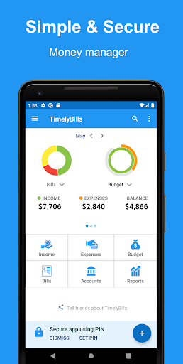 Bills Reminder, Budget & Expense Manager App - Image screenshot of android app