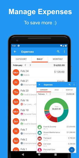 Bills Reminder, Budget & Expense Manager App - Image screenshot of android app