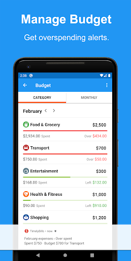 Bills Reminder, Budget & Expense Manager App - Image screenshot of android app
