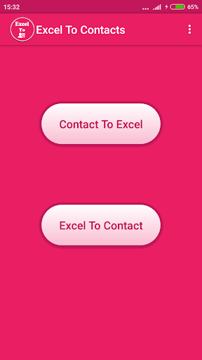Excel To Contacts - Image screenshot of android app