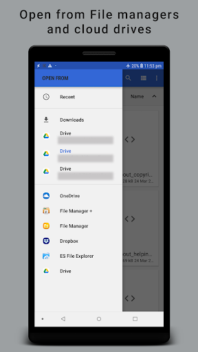 HTML Reader/ Viewer - عکس برنامه موبایلی اندروید
