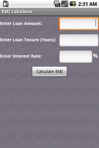 EMI Calculator Premium - عکس برنامه موبایلی اندروید