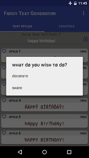 Fancy Text Generator - عکس برنامه موبایلی اندروید