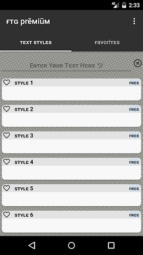 Fancy Text Generator Premium - Image screenshot of android app