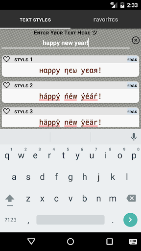 Fancy Text Generator Premium - Image screenshot of android app