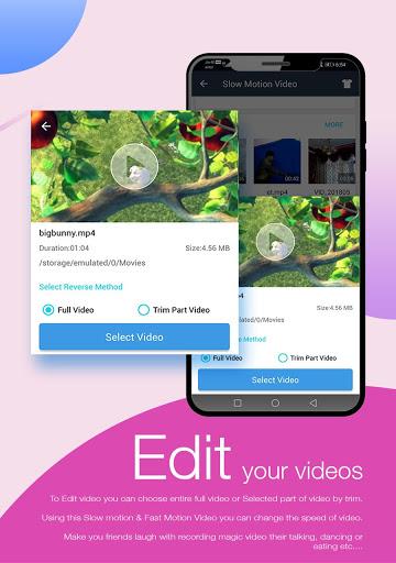 Slow Motion Video - Fast Slow Video - عکس برنامه موبایلی اندروید