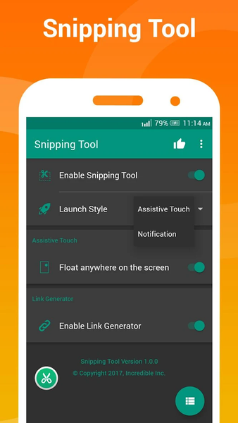 Snipping tool - Screenshot - عکس برنامه موبایلی اندروید