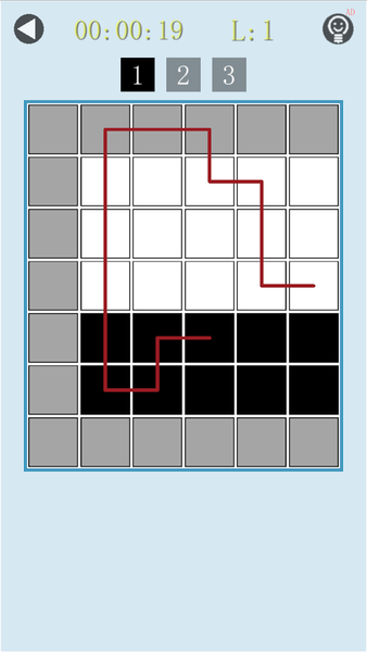 Relay Flip:One Stroke of Color - Gameplay image of android game