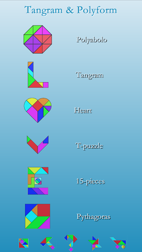 Tangram & Polyform Puzzle - Image screenshot of android app