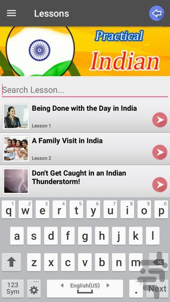 مکالمات کاربردی هندی - عکس برنامه موبایلی اندروید