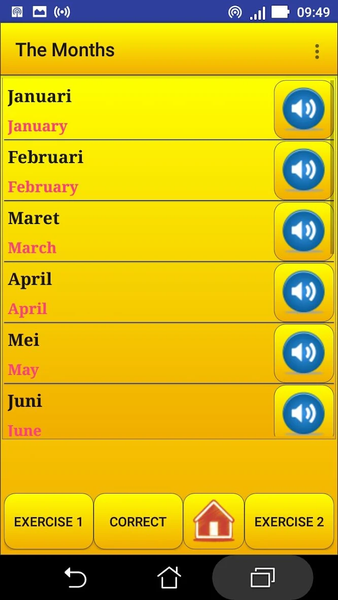 Learning indonesian language ( - عکس برنامه موبایلی اندروید