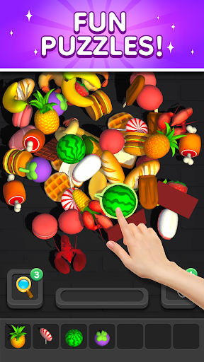 Match 3D - Tile Triple Puzzle - Gameplay image of android game