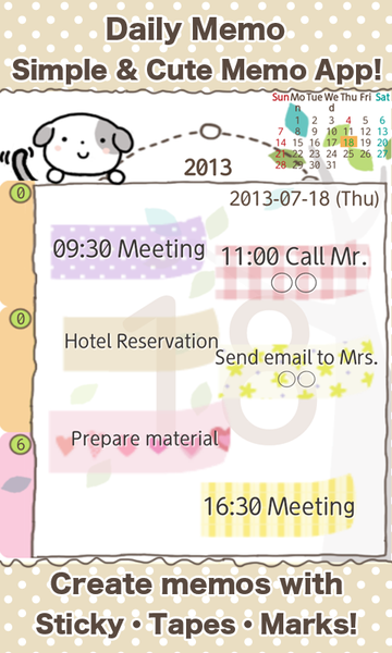 Daily Memo - Image screenshot of android app