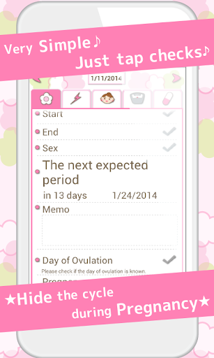LadysCalendar (Period) - Image screenshot of android app