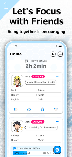 Study Circle - The Focus App - عکس برنامه موبایلی اندروید
