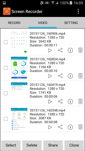 Screen Recorder - عکس برنامه موبایلی اندروید